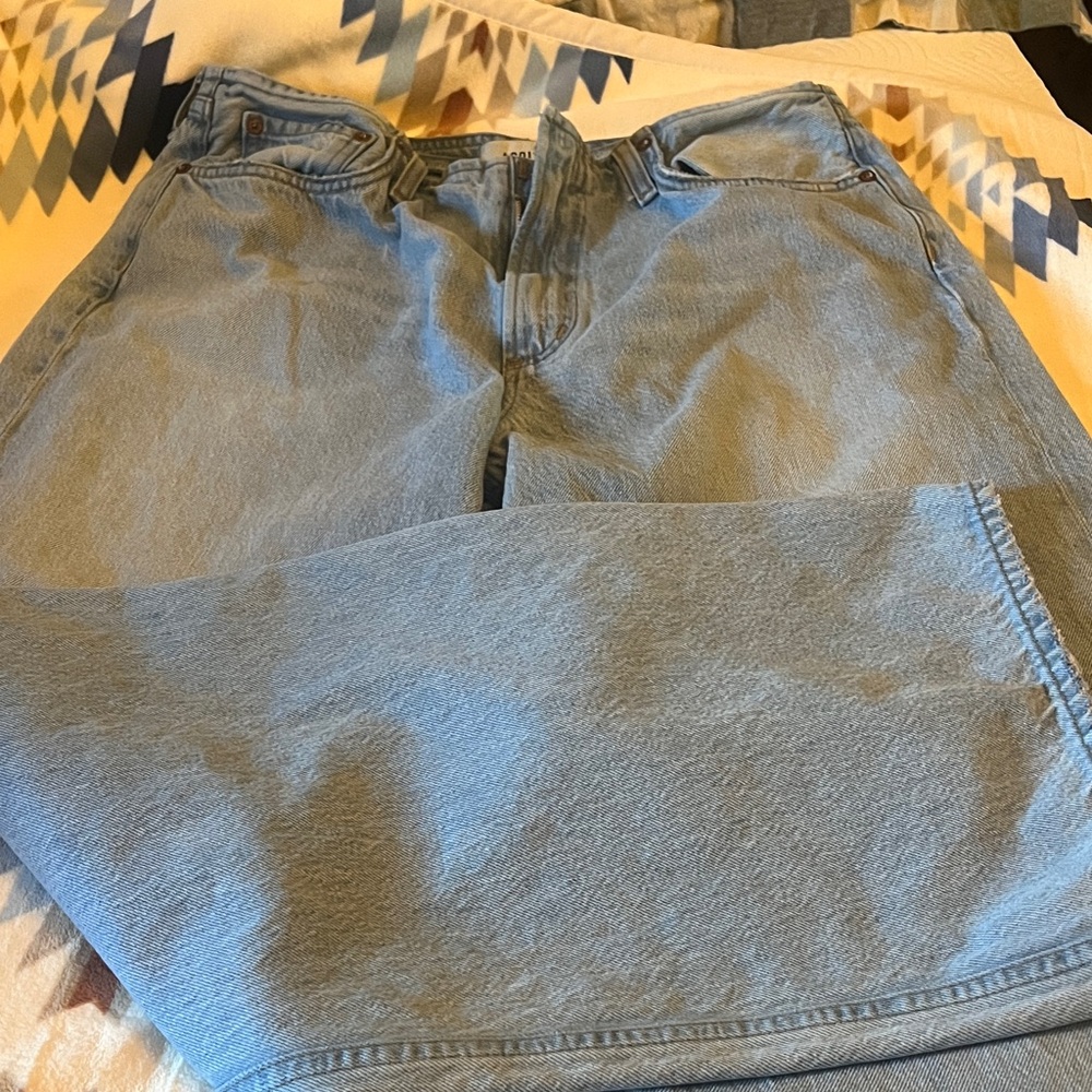 Agolde Sky Blue Denim Jeans